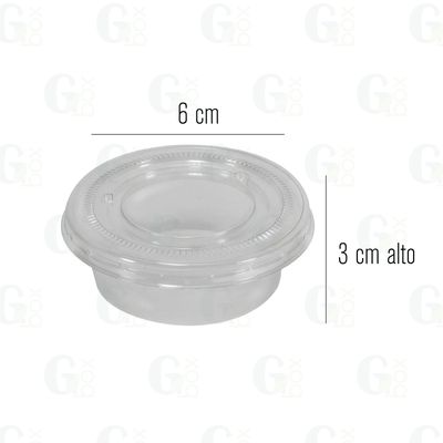 Souffle / salsas  2oz (paquete 100 uds)