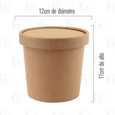 Tazón sopero 26oz / 769 ml (Paquete de 25 uds)