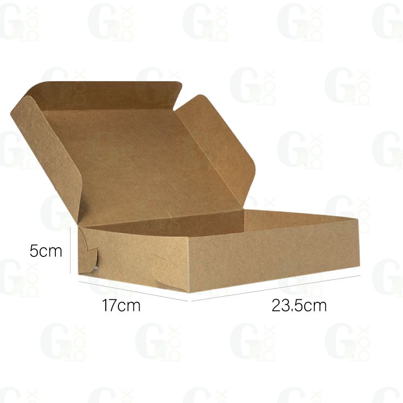 Repostería rectangular #9.25 Kraft (12 unds)
