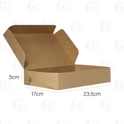 Repostería rectangular #9.25 Kraft (12 unds)
