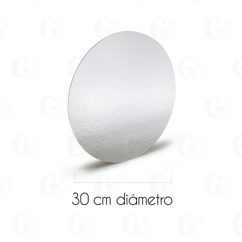 Base Queque Plata #10 25cm (12 unds)