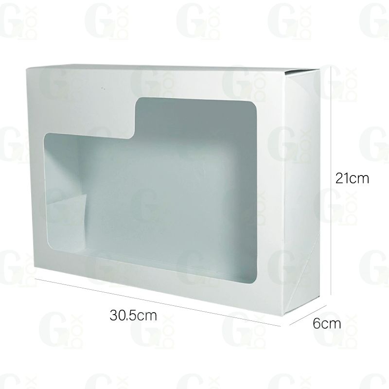 Caja BLANCA para 6 Donas (12uds)