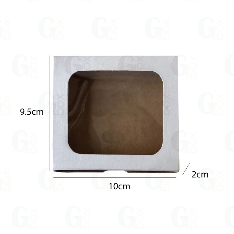 Caja BLANCA para 6 bombones (paquete de 24 unidades)