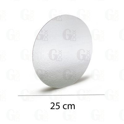 Base Queque Plata #10 25cm (12 unds)