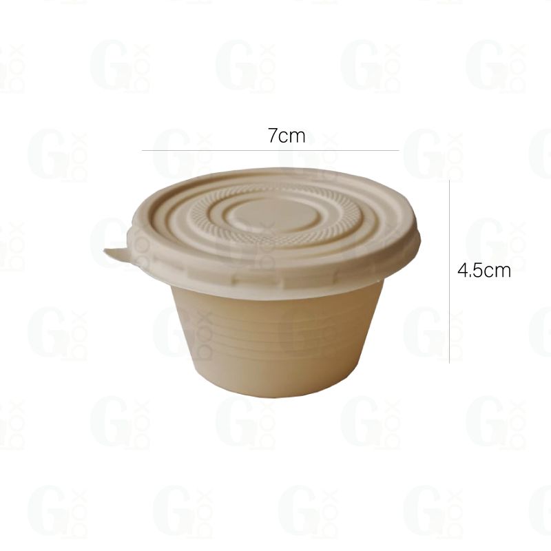 Souffle / salsa 4oz (almidón de maíz) (Paquete de 100 unidades)