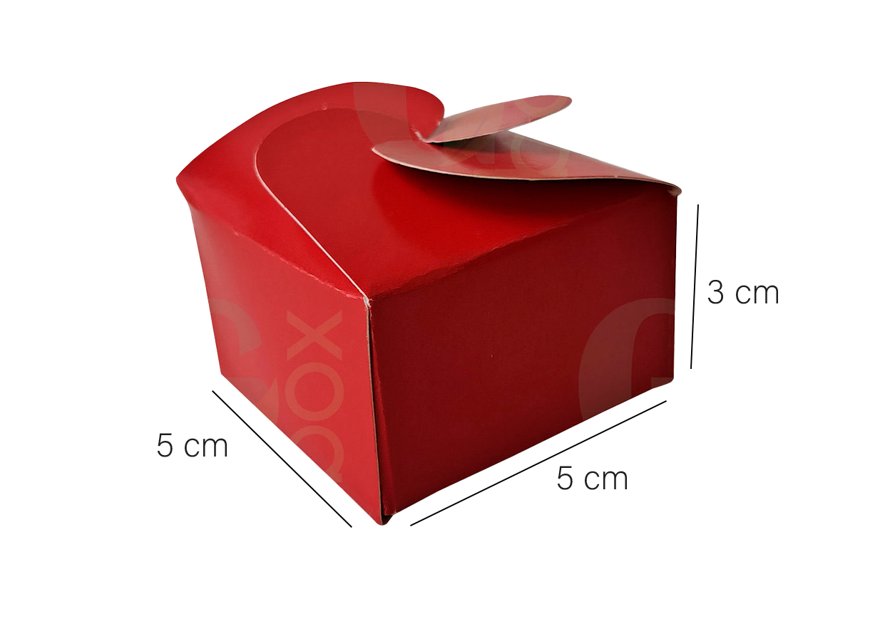 Caja flor roja pequeña (Paquete de 80 unidades) Caja flor roja pequeña (Paquete de 80 unidades)
