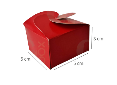 Caja flor roja pequeña (Paquete de 80 unidades) Caja flor roja pequeña (Paquete de 80 unidades)