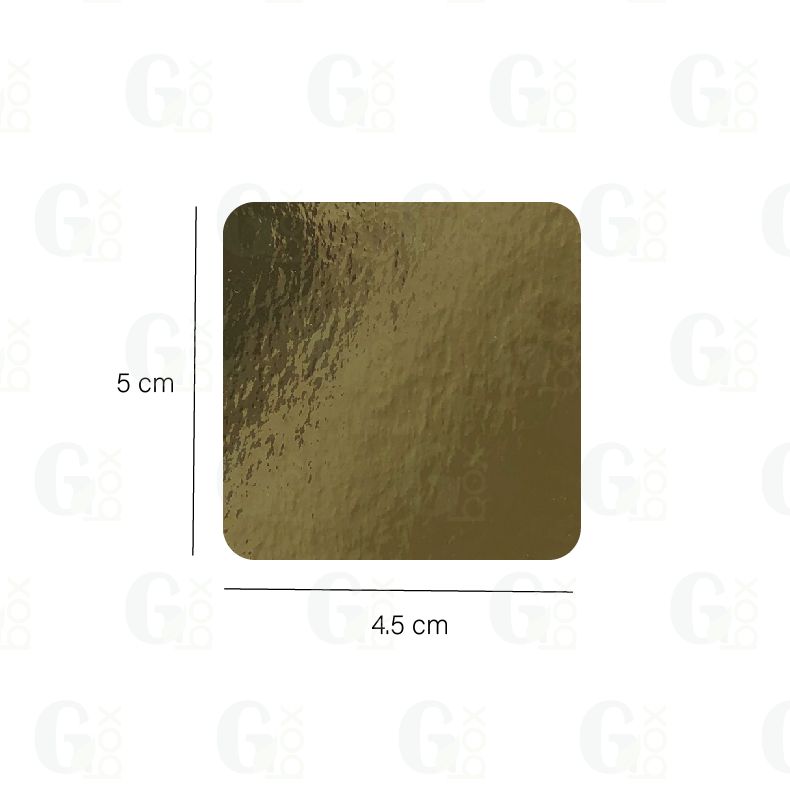 Base pequeña oro plata (Paquete de 200 unidades)