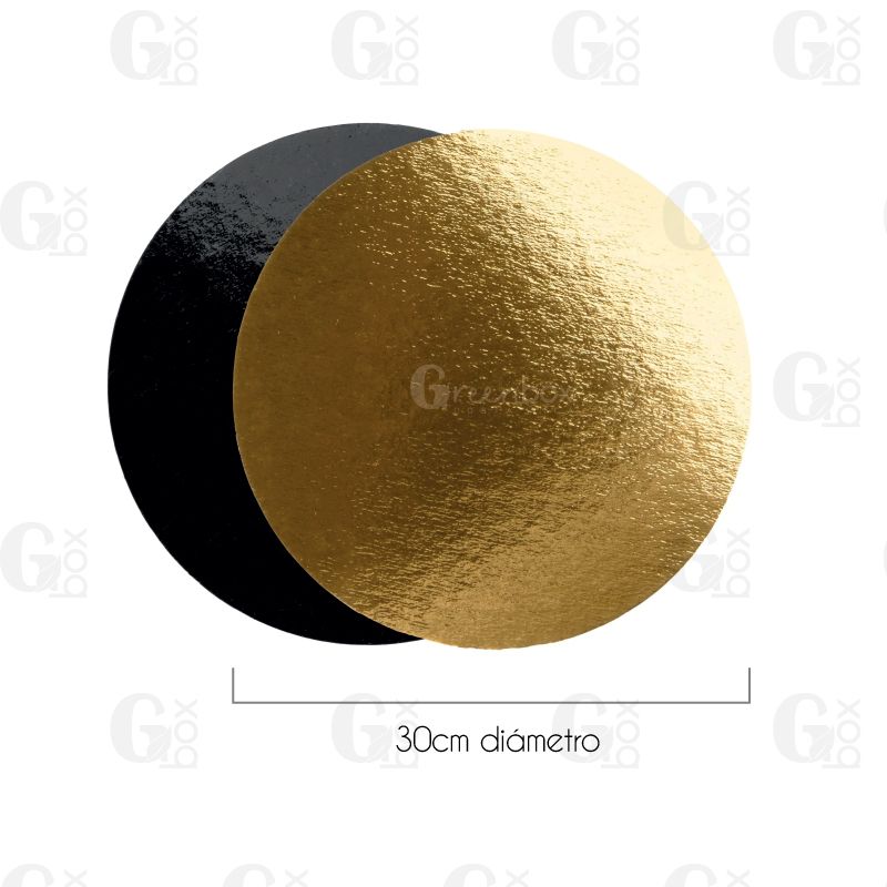 Base oro/negra 30cm (Paquete 12 unidades) Base oro/negra 30cm (Paquete 12 unidades)