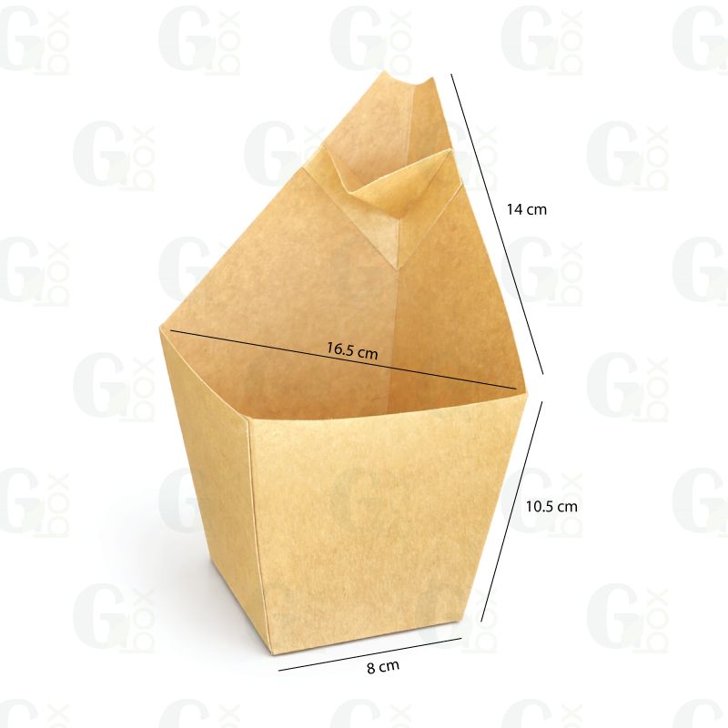 Caja grande para frituras (Paquete 24 unidades)