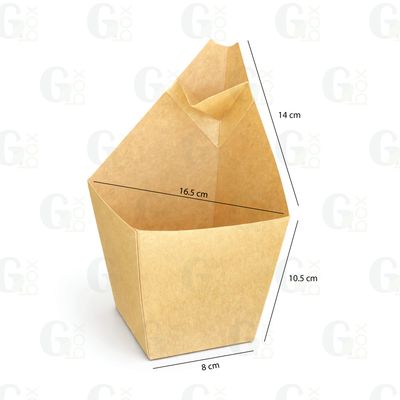 Caja grande para frituras (Paquete 24 unidades)