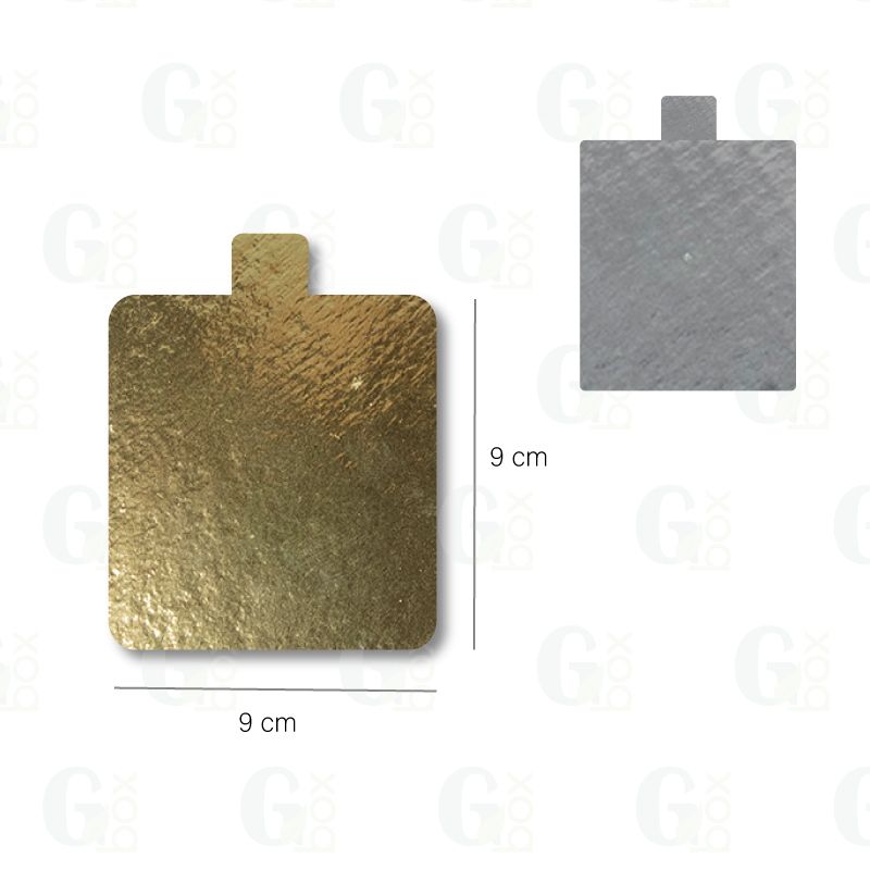 Base grande cuadrada 9x9cm (Paquete de 50 unidades)