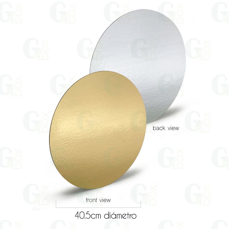 Base Queque Oro/Plata Reforzada #16 (Se vende por UNIDAD) Base Queque Oro/Plata Reforzada #16 (Se vende por UNIDAD)