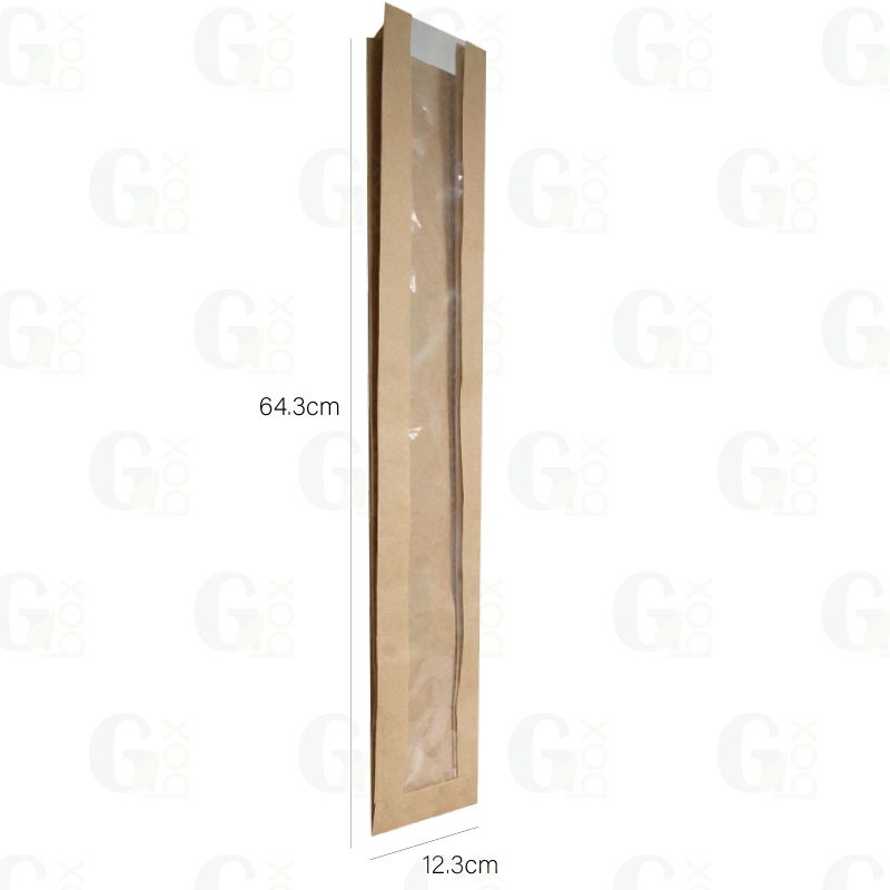 Bolsa 1 Baguette ventana (Paquete de 100 unidades)