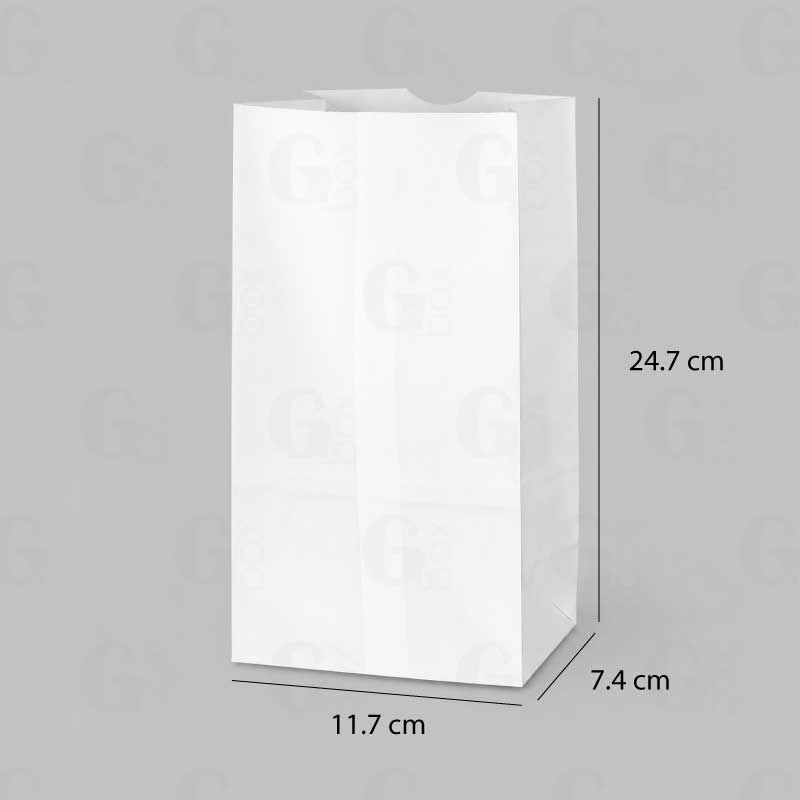 Bolsa BLANCA 4 Libras (Paquete de 100 unidades) Bolsa BLANCA 4 Libras (Paquete de 100 unidades)