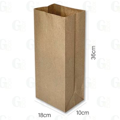 Bolsa kraft 12 Libras (Paquete de 100 unidades)