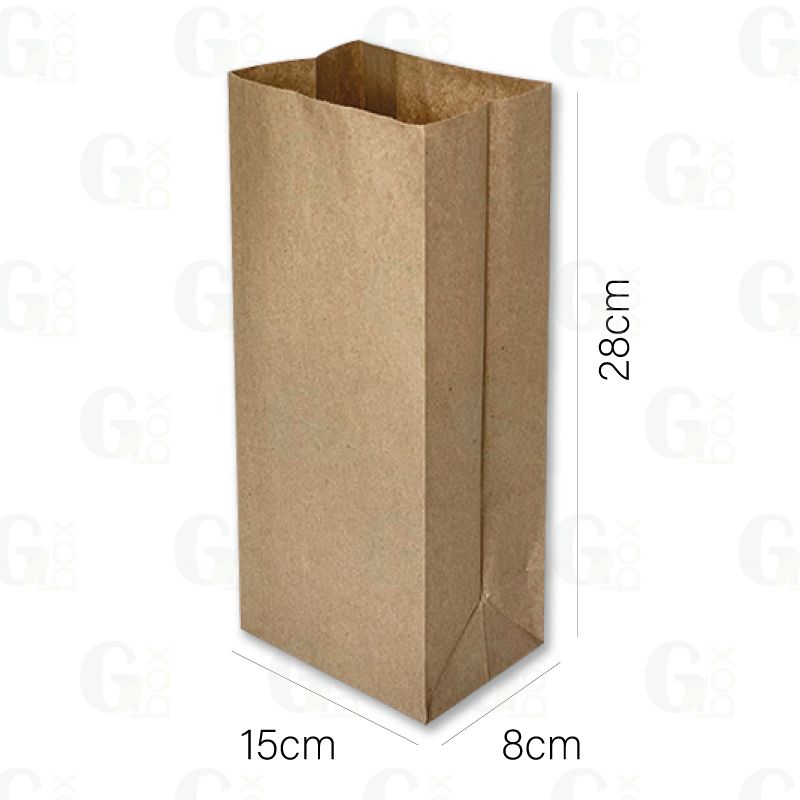 Bolsa kraft 6 Libras (Paquete de 100 unidades) Bolsa kraft 6 Libras (Paquete de 100 unidades)