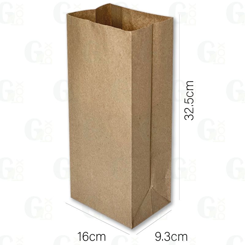 Bolsa kraft 8 Libras (Paquete de 100 unidades)