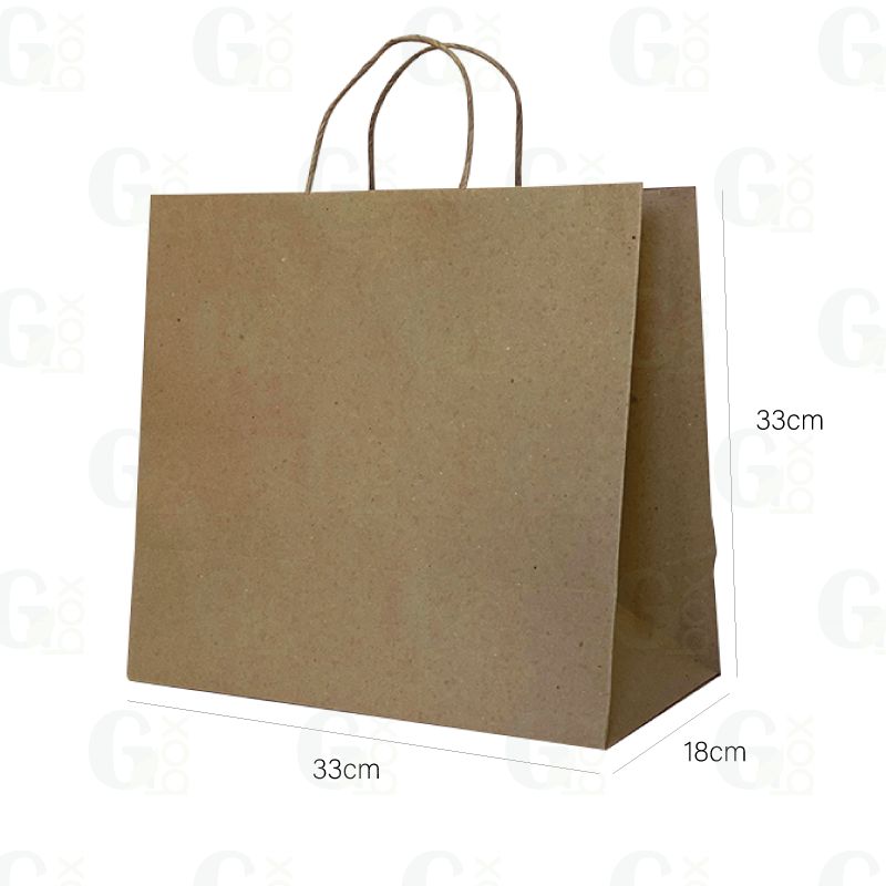 Bolsa kraft BIO 45 manigueta (Se vende por UNIDAD)