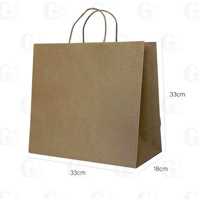 Bolsa kraft BIO 45 manigueta (Se vende por UNIDAD)