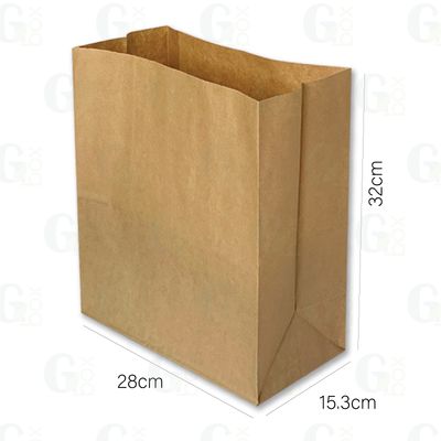 Bolsa Para Llevar #1 kraft (Paquetes de 100 unidades)