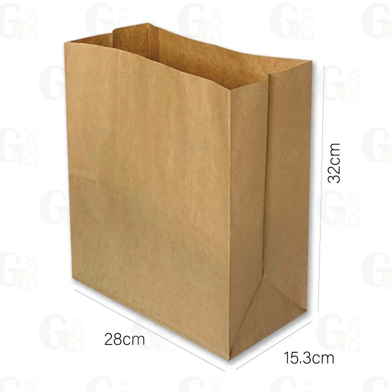 Bolsa Para Llevar #1 kraft (Paquetes de 100 unidades)