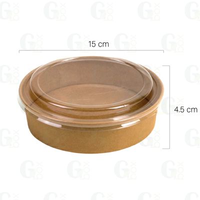 Bowl kraft 500ml / 17oz (Paquete de 25 unidades) Bowl kraft 500ml / 17oz (Paquete de 25 unidades)