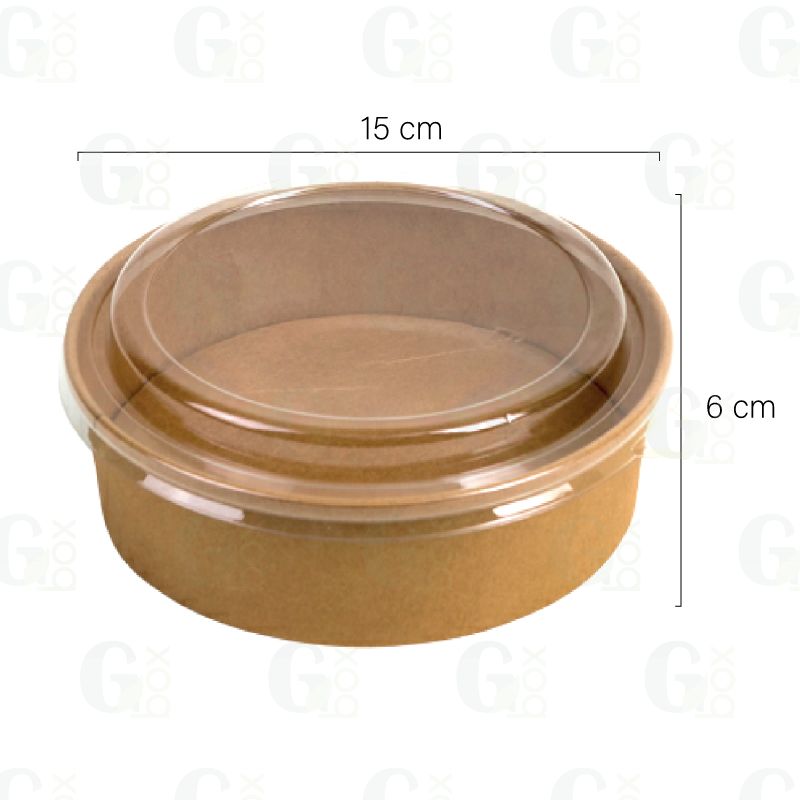 Bowl kraft 750ml / 25oz (Paquete de 25 unidades)