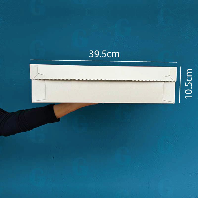 Caja blanca para 12 postres (Paquete 3 unidades)