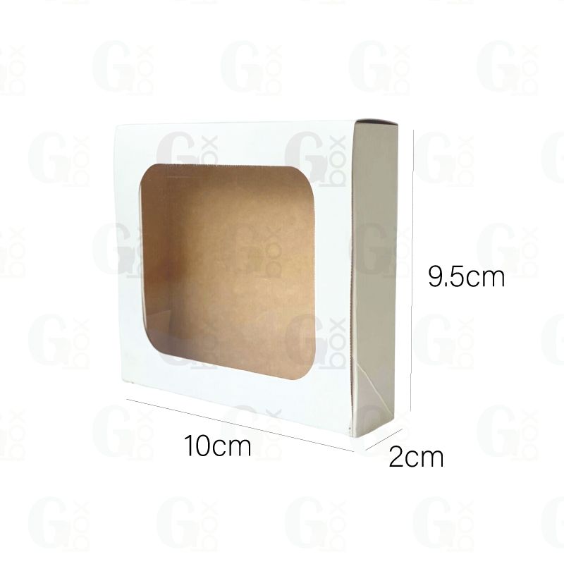 Caja BLANCA para 6 bombones  (Paquete de 24 unidades)