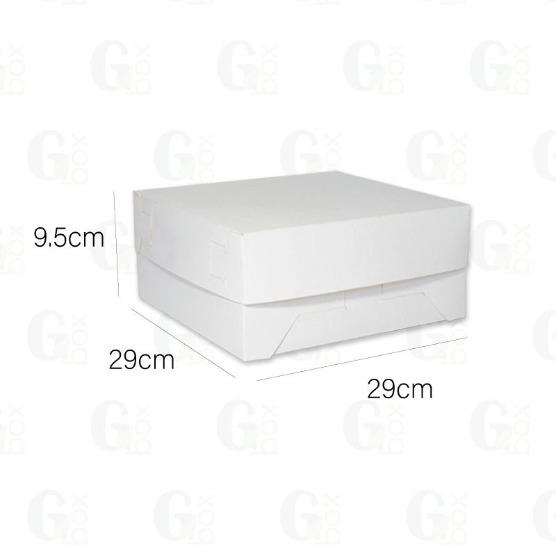Caja blanca Queque #10 (Paquete de 3 unidades) Caja blanca Queque #10 (Paquete de 3 unidades)