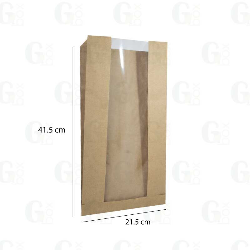 Bolsa panadería ventana (Paquete de 100 unidades)