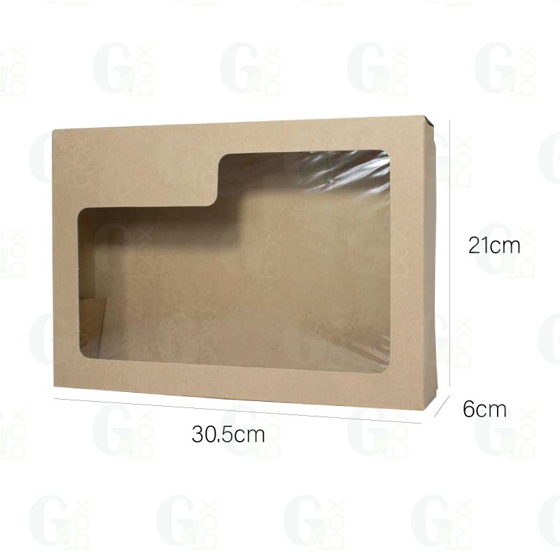 Caja KRAFT para 6 Donas ALTA (Paquete de 12 unidades)