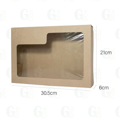 Caja KRAFT para 6 Donas ALTA (Paquete de 12 unidades)