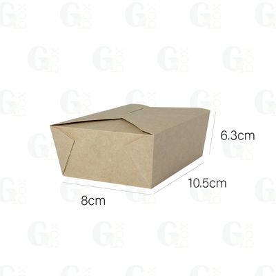 Cajas Bio Max #1 para llevar (Paquete de 25 unidades)