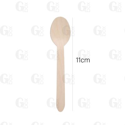 Bio Cubierto Mini Cuchara 11cm ( Paquete 100 unidades) Bio Cubierto Mini Cuchara 11cm ( Paquete 100 unidades)