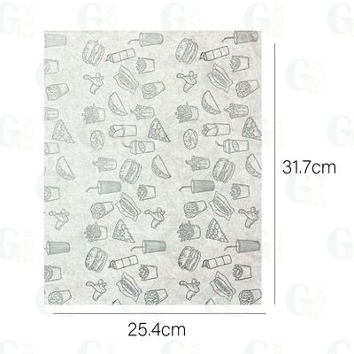 Papel Antigrasa DIBUJOS (Paquete de 250 unidades)