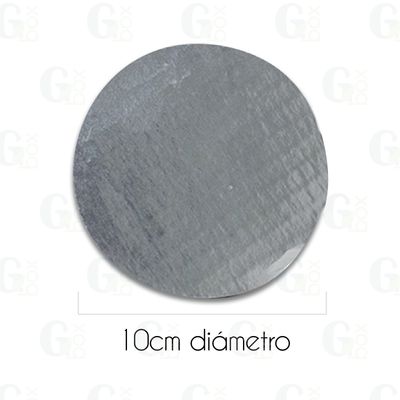 Base plata 10.5cm diámetro (Paquete de 100 unidades)