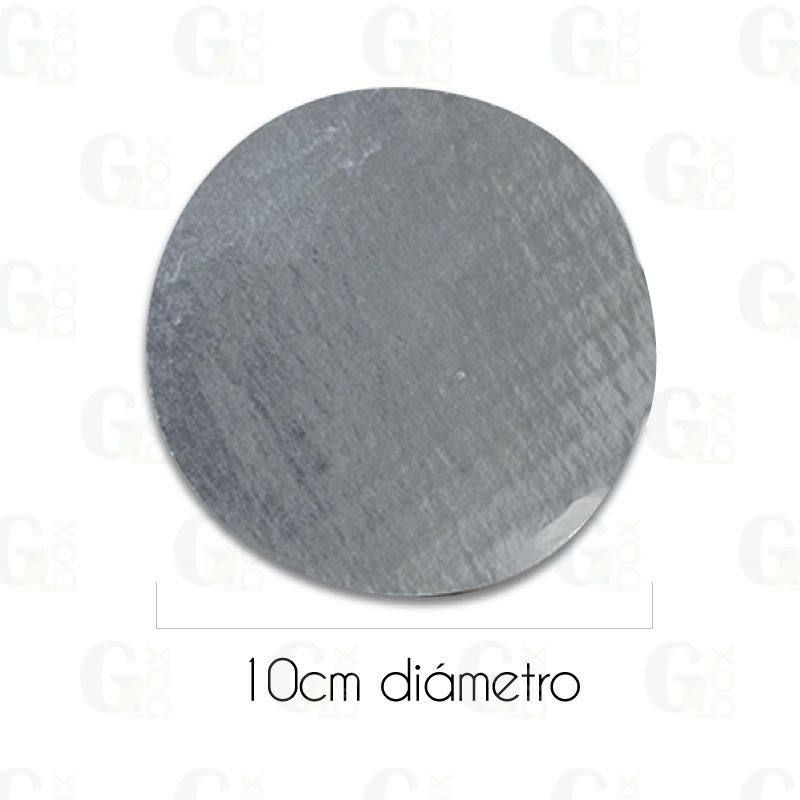 Base plata 10.5cm diámetro (Paquete de 100 unidades) Base plata 10.5cm diámetro (Paquete de 100 unidades)
