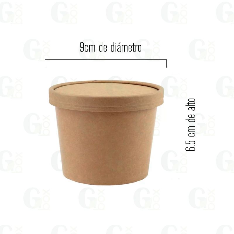 Tazón sopero 8oz / 237ml  (Paquete de 25 unidades)