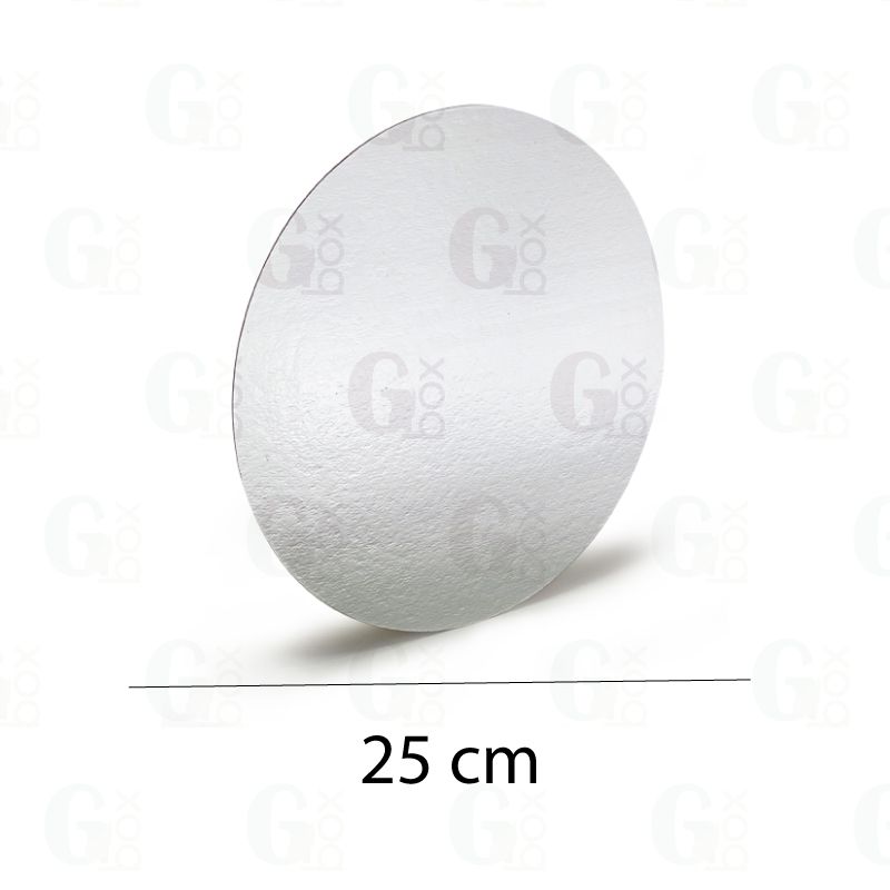 Base Queque Plata #10 25cm (Paquete de 12 unidades)