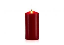 3 X 6 Pressed Pillar - Red