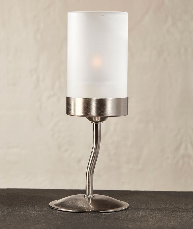 Twisted Metal Pedestal Candle Holder