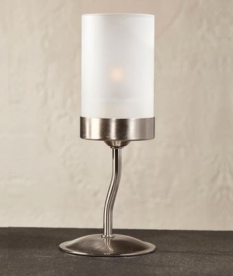 Twisted Metal Pedestal Candle Holder