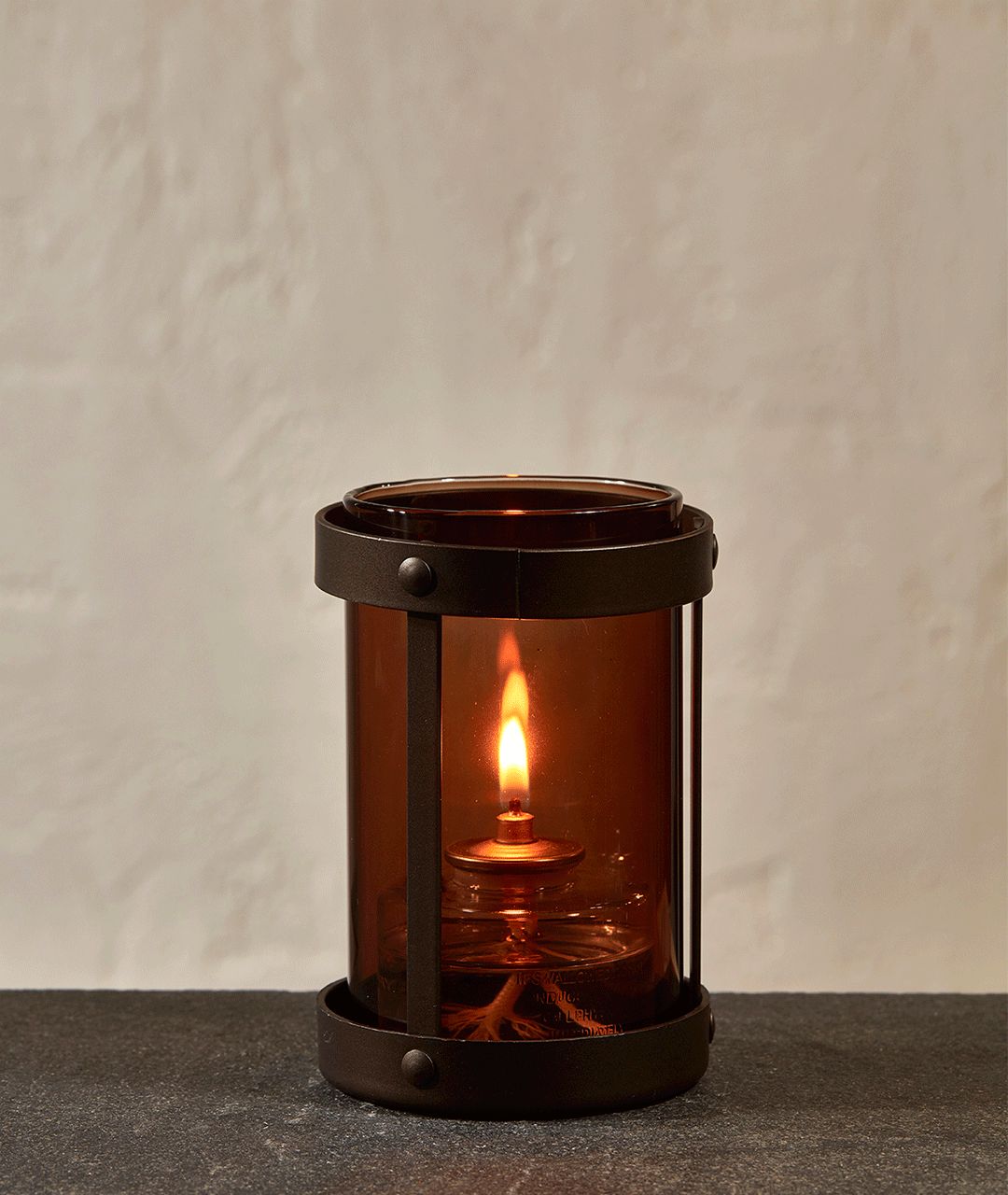 Heavy Brown Wire Candle Holder