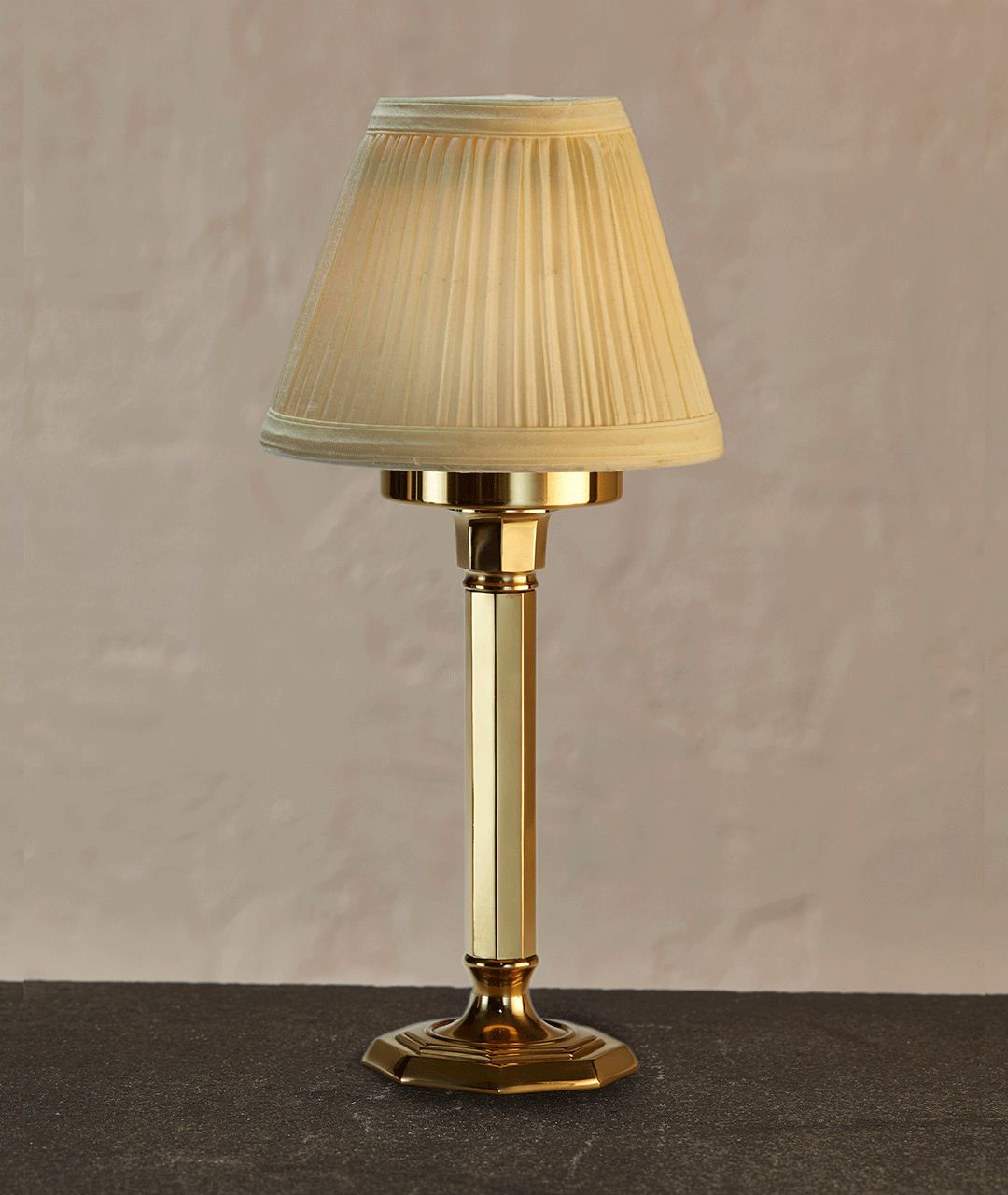Brass Pedestal Candle Holder