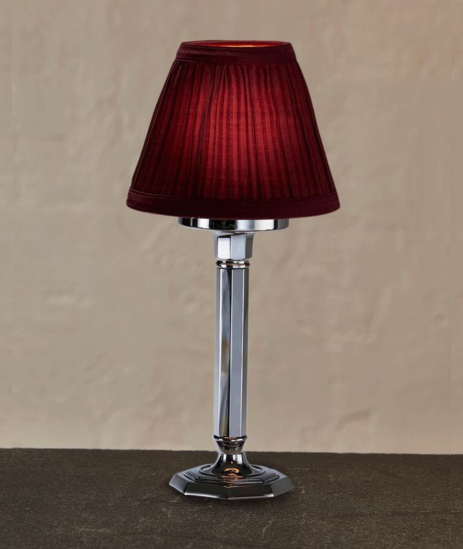 Chrome Pedestal Candle Holder