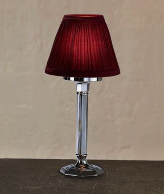 Chrome Pedestal Candle Holder