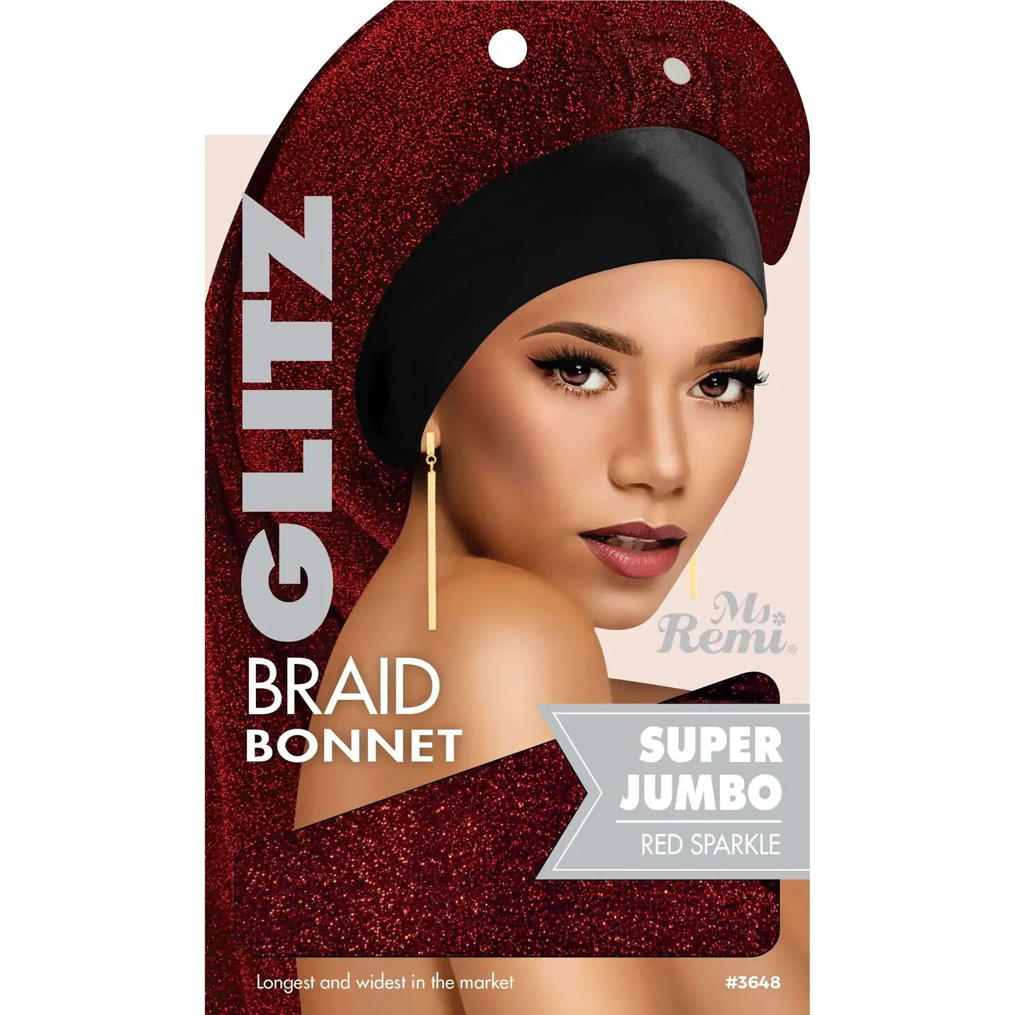 Glitz Braid Bonnet Jumbo - Xl Assorted Colors