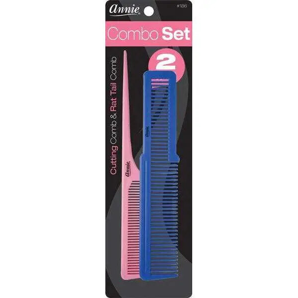 Comb Set Cutting Comb &amp; Rat Tail Comb